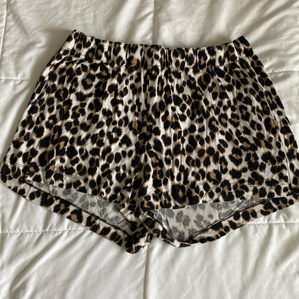 Leopard Print Shorts